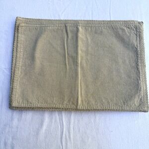 7 Sur La Table Placemats Taupe Neutral Picot Trim Farmhouse Cottage Minimalist